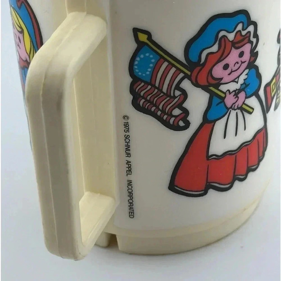 Vintage Deka Elizabeth NJ 1975 Plastic Cup Mug 1776 Spirit of '76 Made in USA - Picture 4 of 11